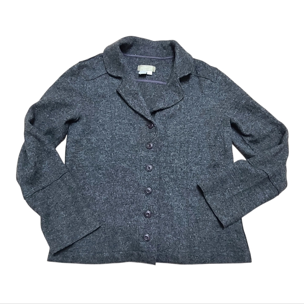 The Territory Ahead Wool Blend Women's Gray Jacket Size Small